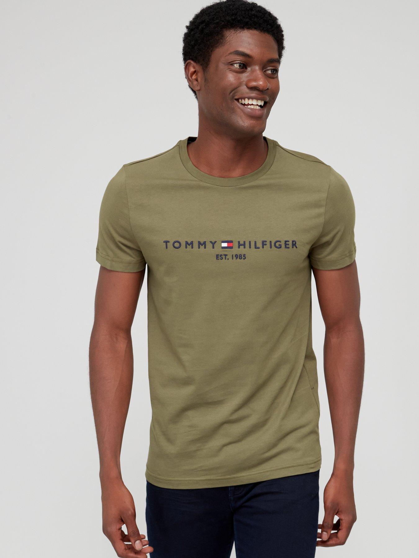 Tommy hilfiger deals embroidered t shirt