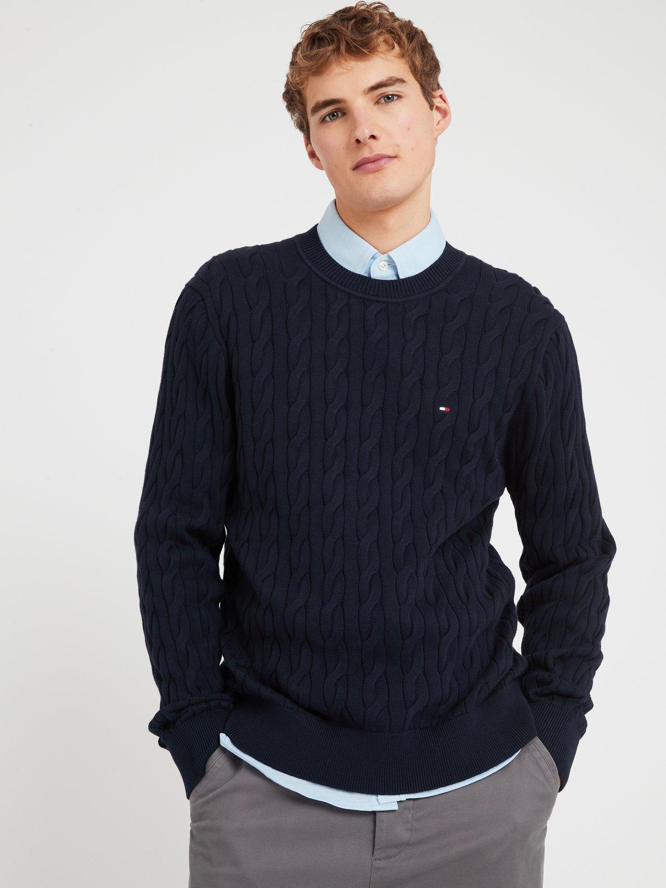 Navy best sale tommy jumper