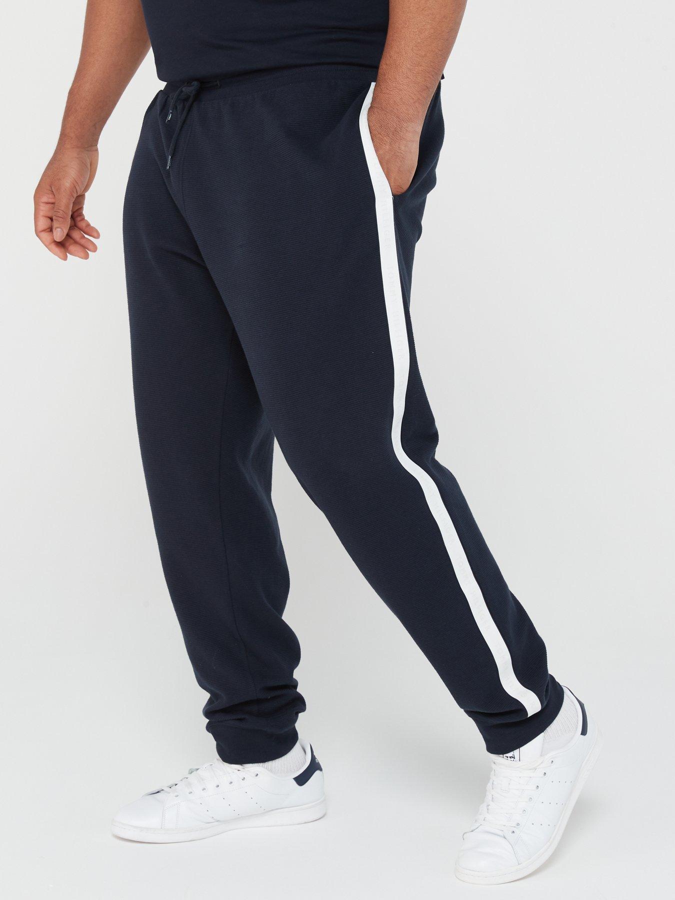 Tommy hilfiger navy track outlet pants