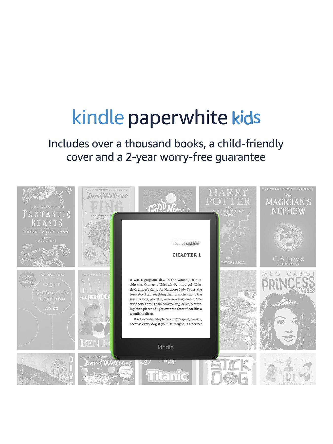 Amazon Kindle Paperwhite Kids , 16GB , Emerald Forest | very.co.uk