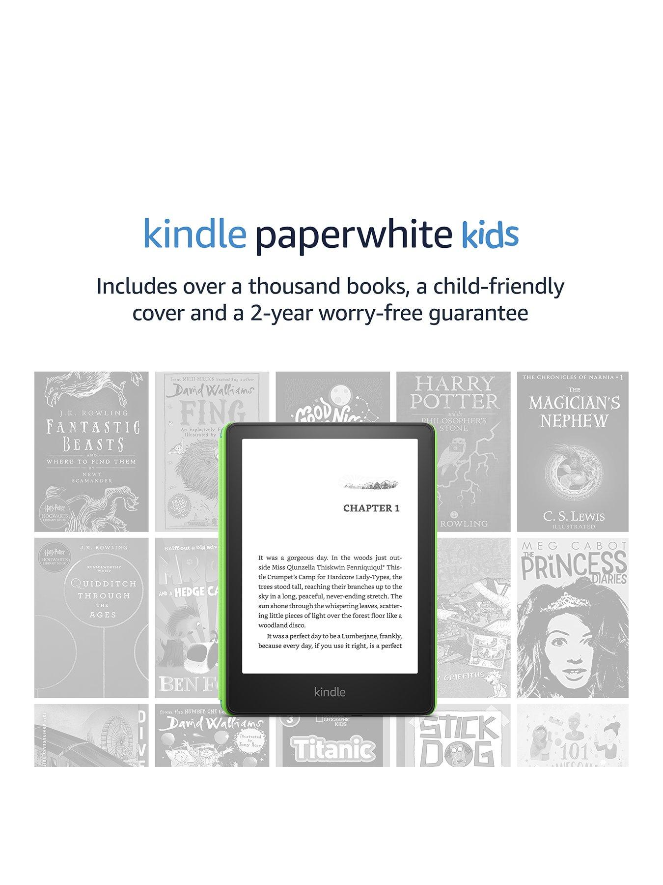  Kindle Paperwhite Kids – kids read, on average, more than an  hour a day with their Kindle - 16 GB, Emerald Forest : Clothing, Shoes &  Jewelry