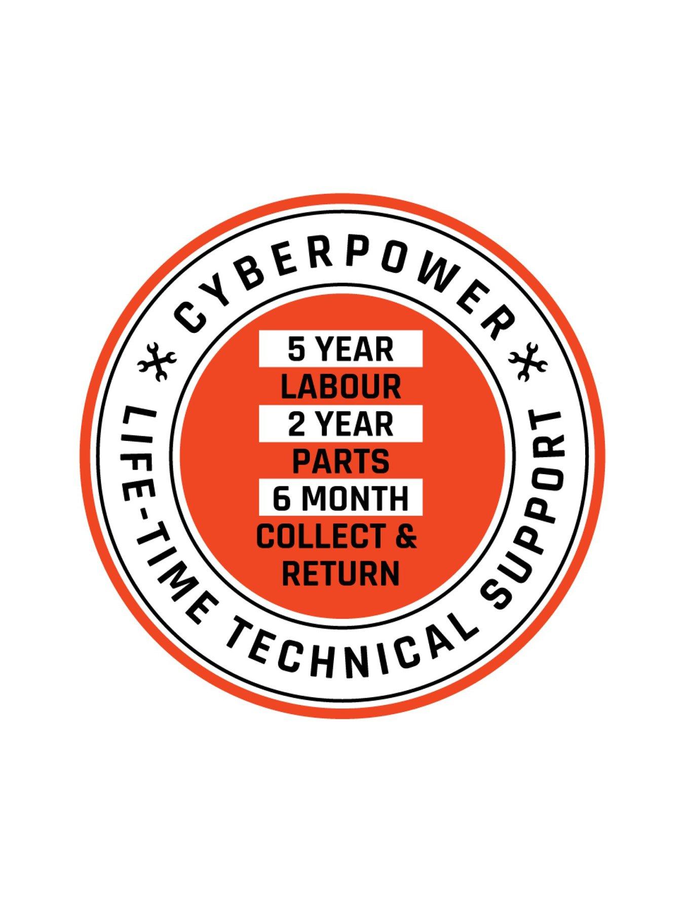 Image 6 of 6 of CyberPower PC OE718 Gaming PC - Intel Core i7 13700KF, RTX 4070, 32GB DDR5 RAM, 1TB M.2 NVMe SSD