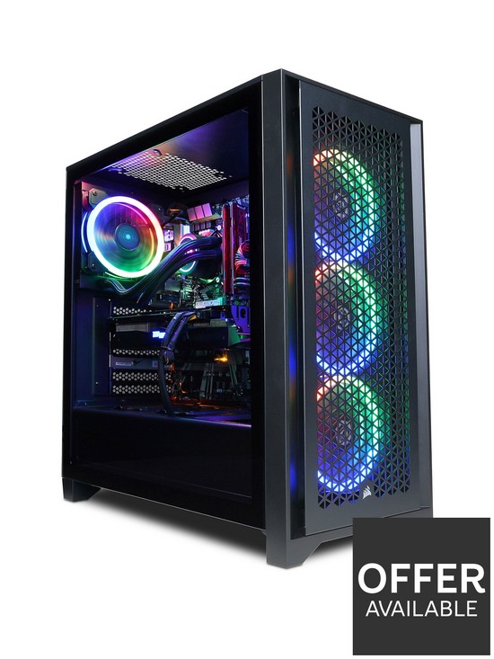 front image of cyberpower-4000d-gaming-pc-intel-core-i9-11900kf-rtx-4070-ti-16gb-ram-1tb-m2-nvme-ssd
