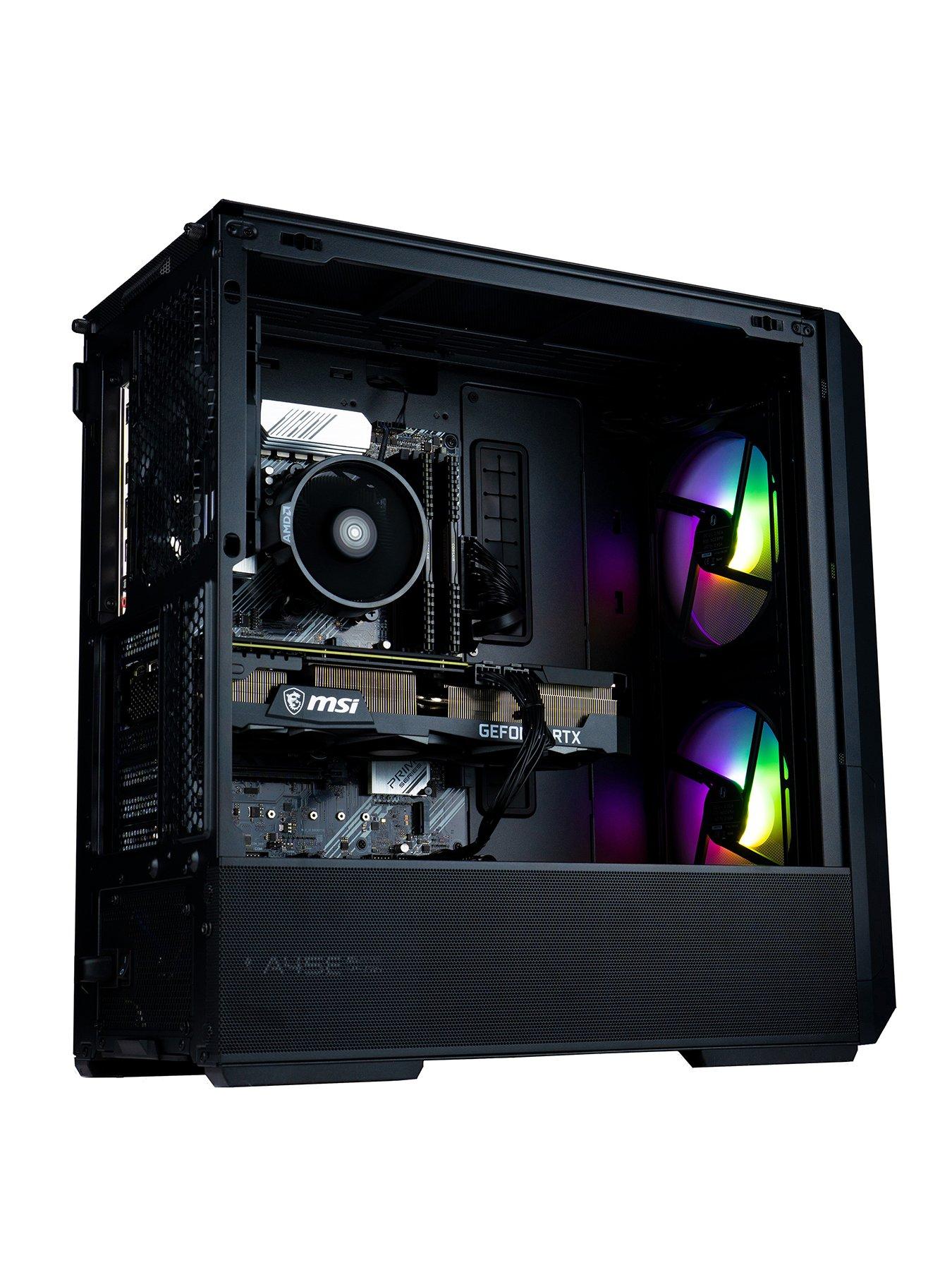 Velztorm Pilum Gaming Desktop PC (AMD Ryzen 7-3700X 8-Core, GeForce RTX  3050, 16GB RAM, 1TB PCIe SSD 2TB HDD (3.5), HDMI, Display Port, Win 10  Home)