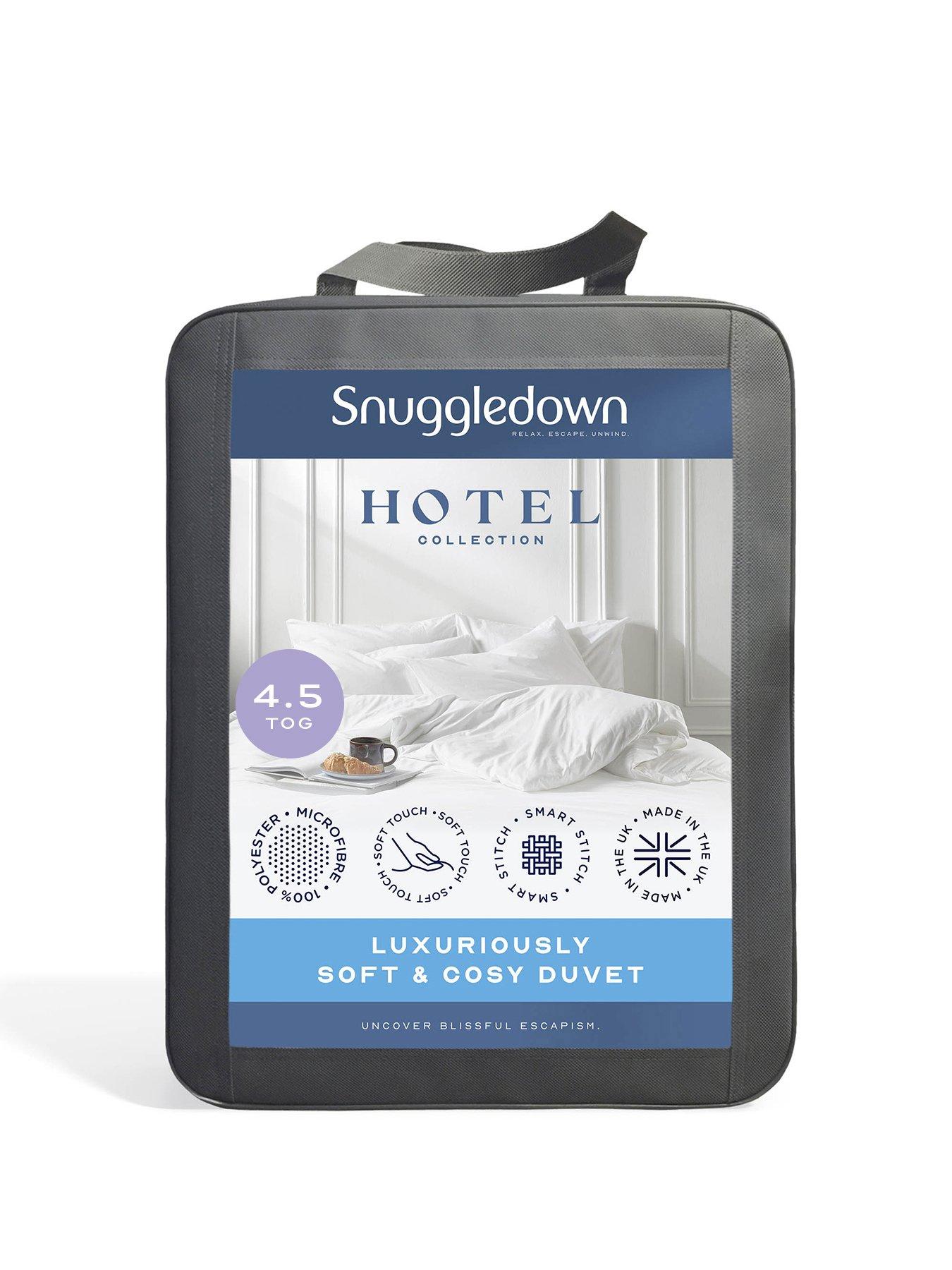 Product photograph of Snuggledown Of Norway Luxurious Hotel 4 5 Tog Duvet - Sb - White from very.co.uk