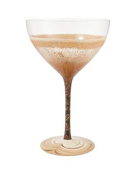 Product photograph of Lolita Espresso Martini Cocktail Glass from very.co.uk