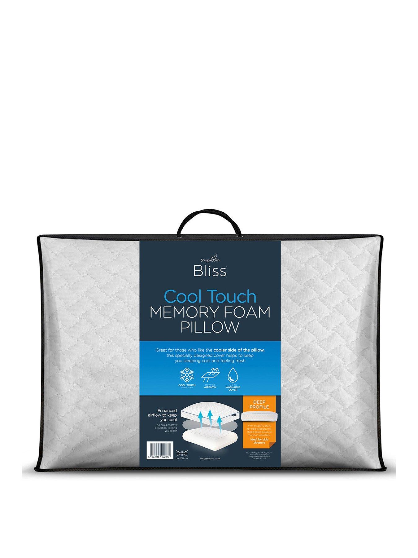 Image 1 of 7 of Snuggledown of Norway Bliss Extra Deep Cool Touch Pillow - White