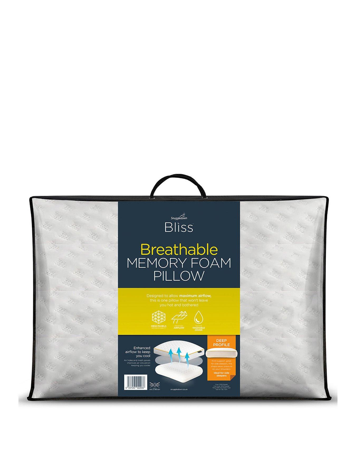 Snuggledown of Norway Bliss Extra Deep Breathable Pillow - White