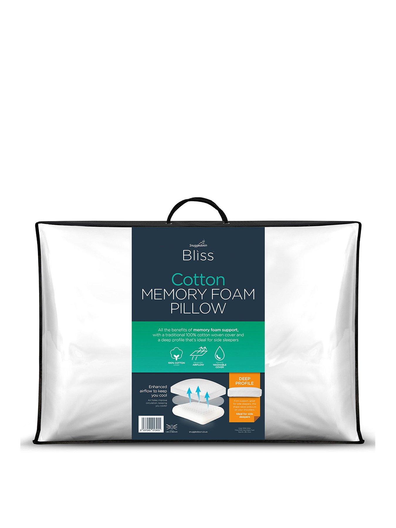 Snuggledown of Norway Bliss Extra Deep Cotton Touch Pillow | very.co.uk