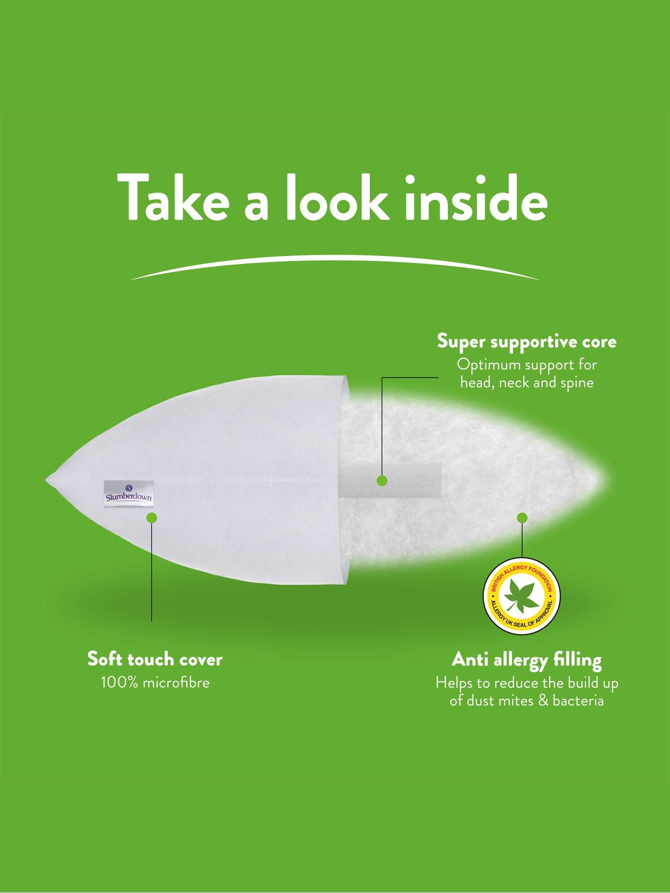 Slumberdown anti allergy pillows sales