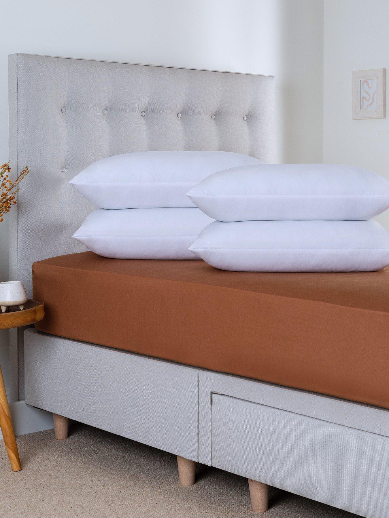 Image 3 of 5 of Slumberdown Climate Control Super Support Pack of 4 Pillows - White