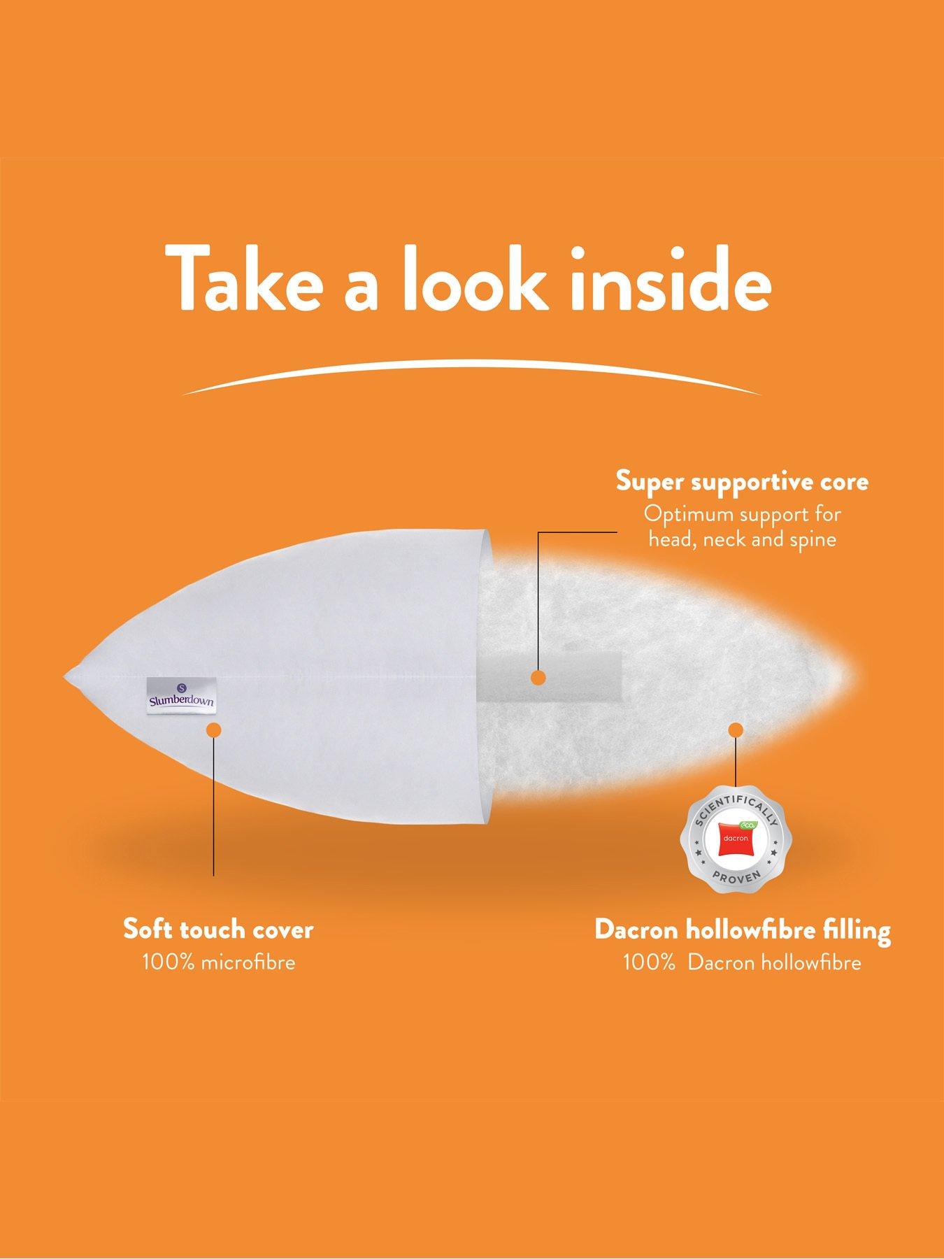 Image 4 of 5 of Slumberdown Climate Control Super Support Pack of 4 Pillows - White
