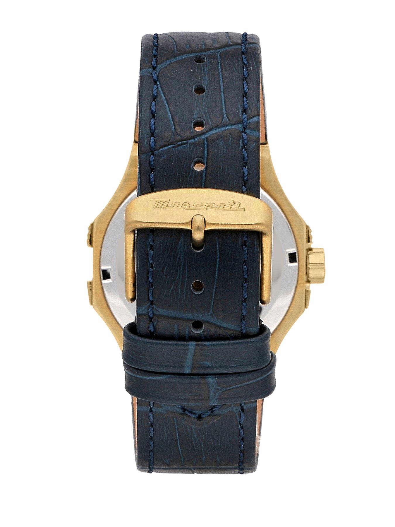 Maserati Potenza Blue Dial Edition 42mm Mesh Bracelet Watch For Men - R8853108008