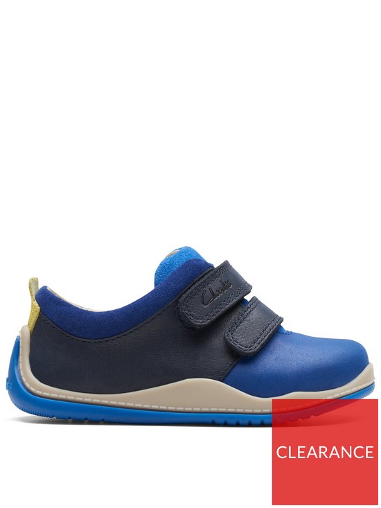 front image of clarks-toddler-noodle-fun-t-shoes