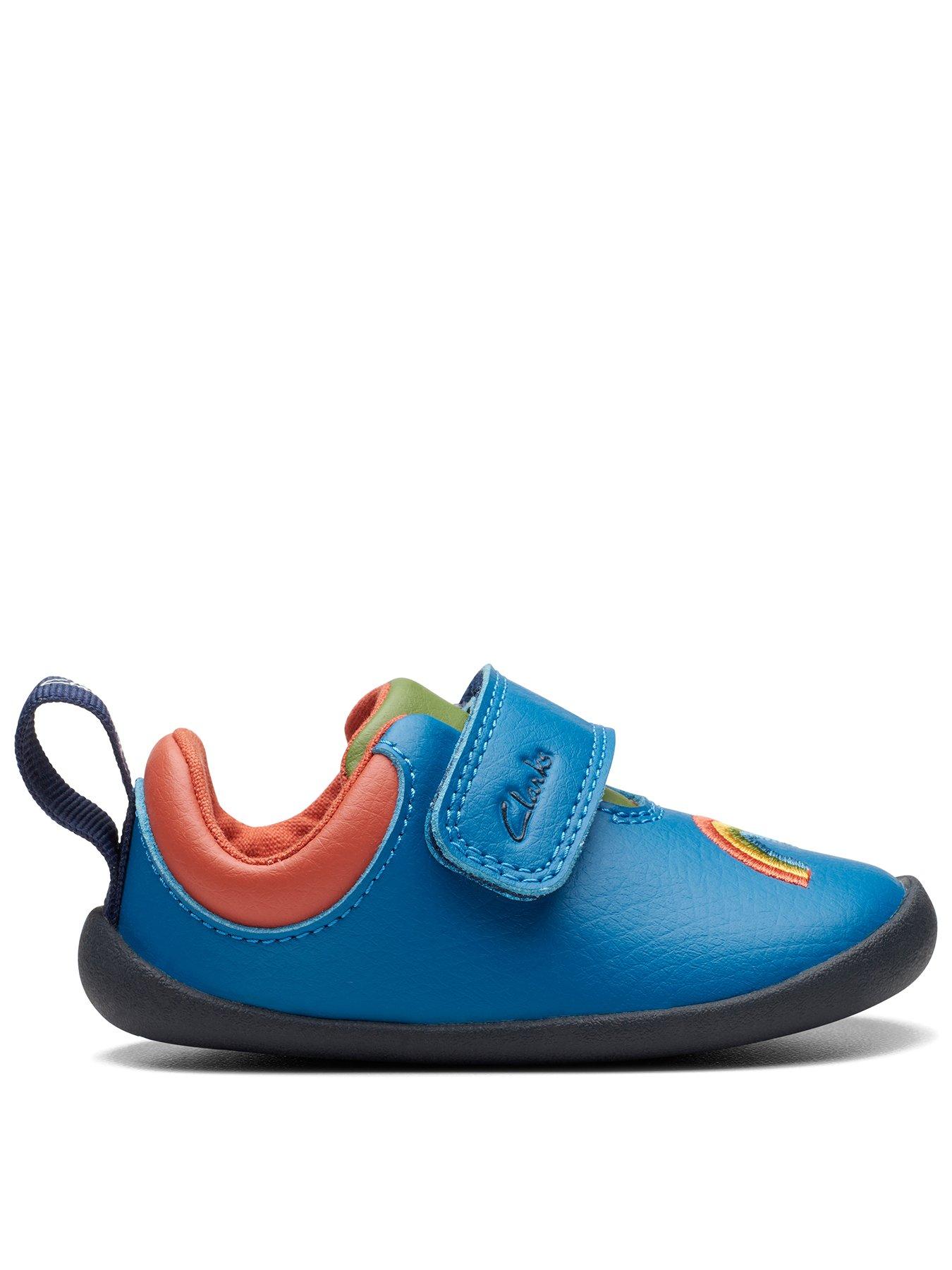 Clarks Toddler Roamer Bark T Shoes, Blue, Size 2.5 Younger