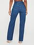  image of v-by-very-wide-leg-jeans-with-stretch-dark-wash-blue