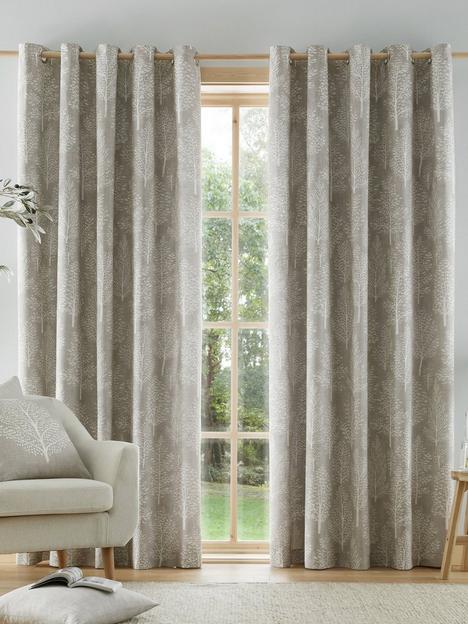 catherine-lansfield-alder-trees-eyelet-curtains