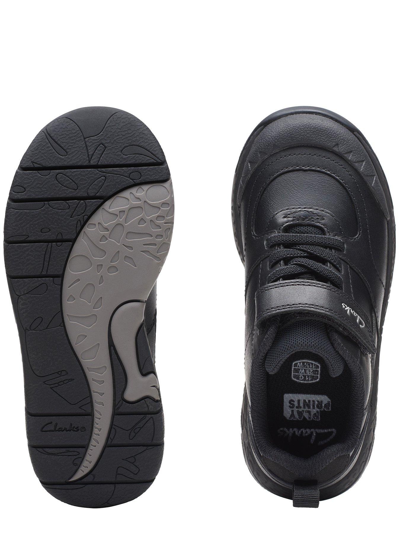 Image 4 of 7 of Clarks Kid Steggystride School Shoe - Black