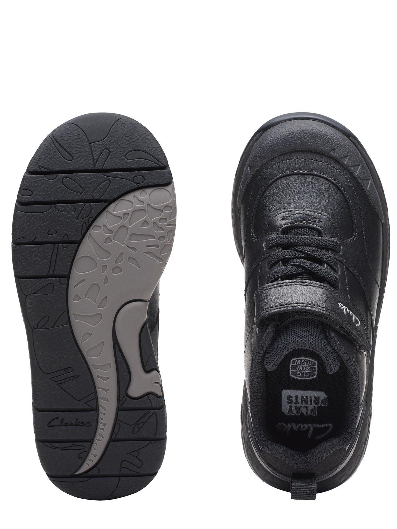 Image 5 of 7 of Clarks Kid Steggystride School Shoe - Black