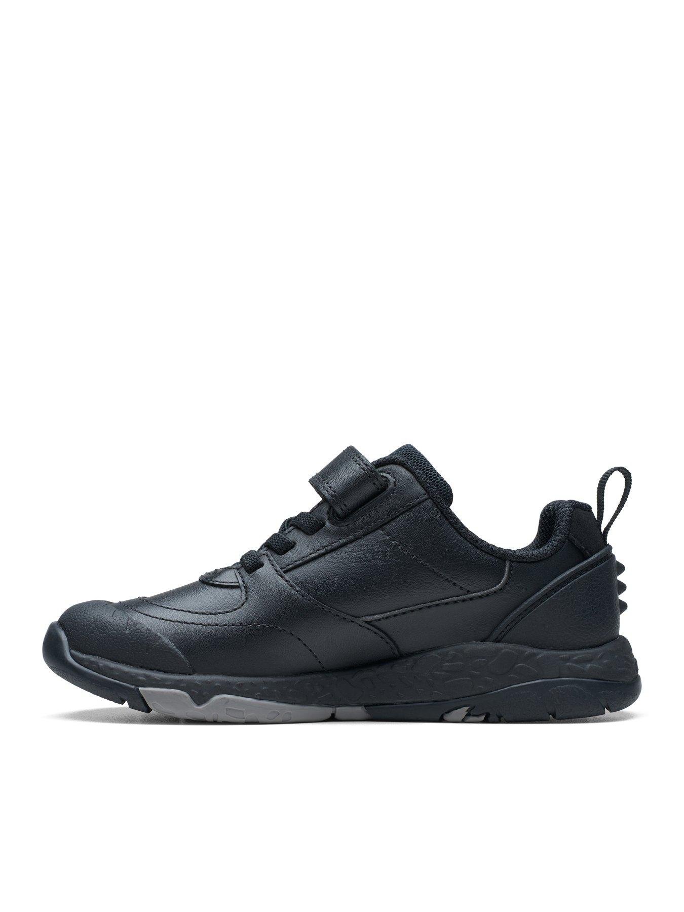 Image 6 of 7 of Clarks Kid Steggystride School Shoe - Black
