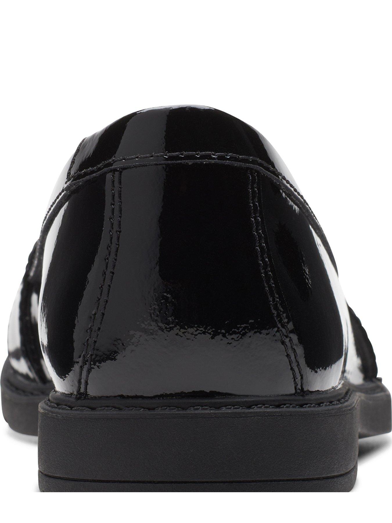 Image 2 of 6 of Clarks Kid Scalaloafer School Shoe - Black
