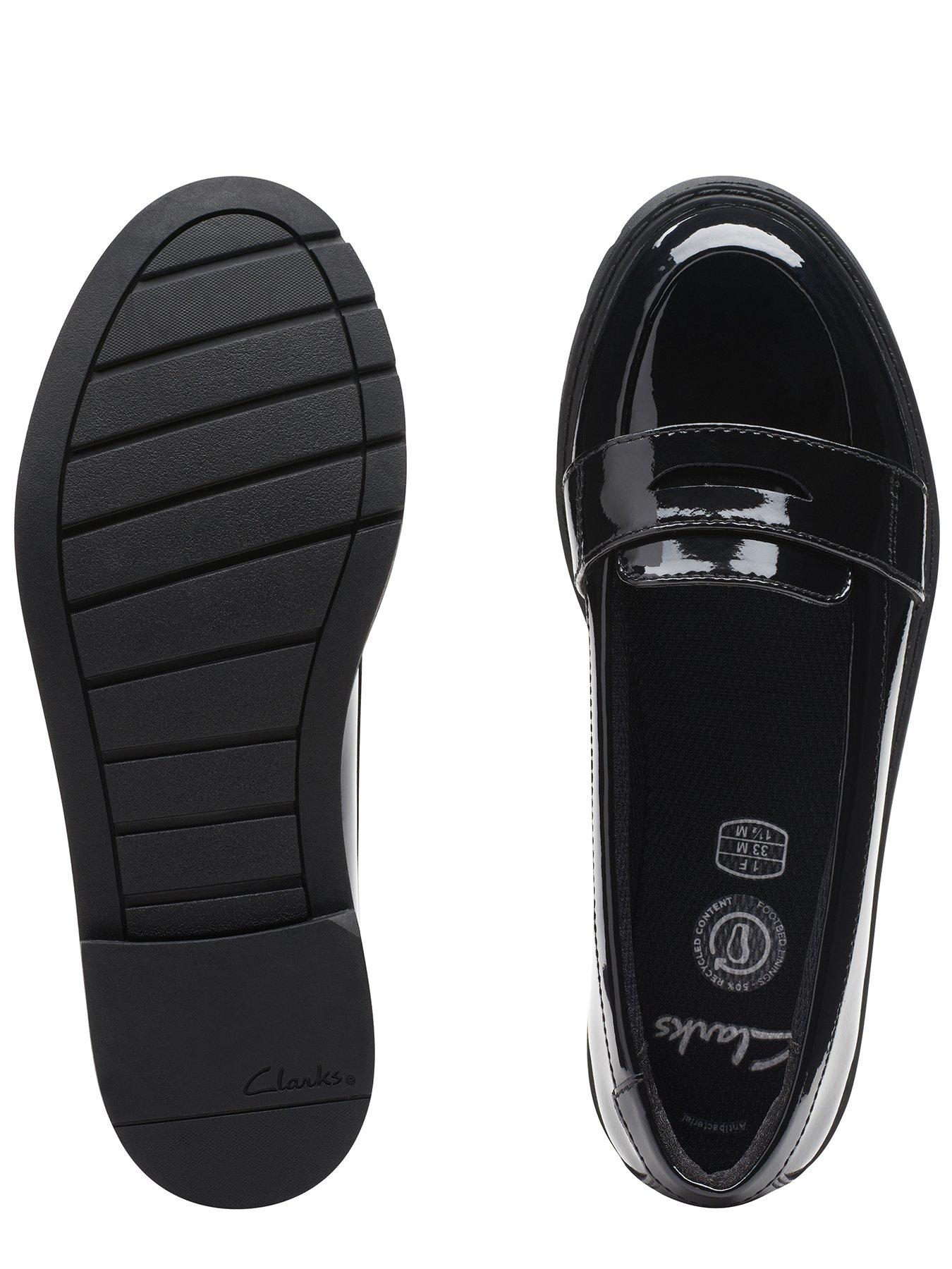 Image 4 of 6 of Clarks Kid Scalaloafer School Shoe - Black