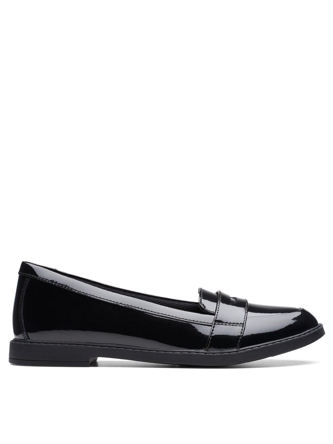 undefined Youth Scalaloafer. School Shoe - Black