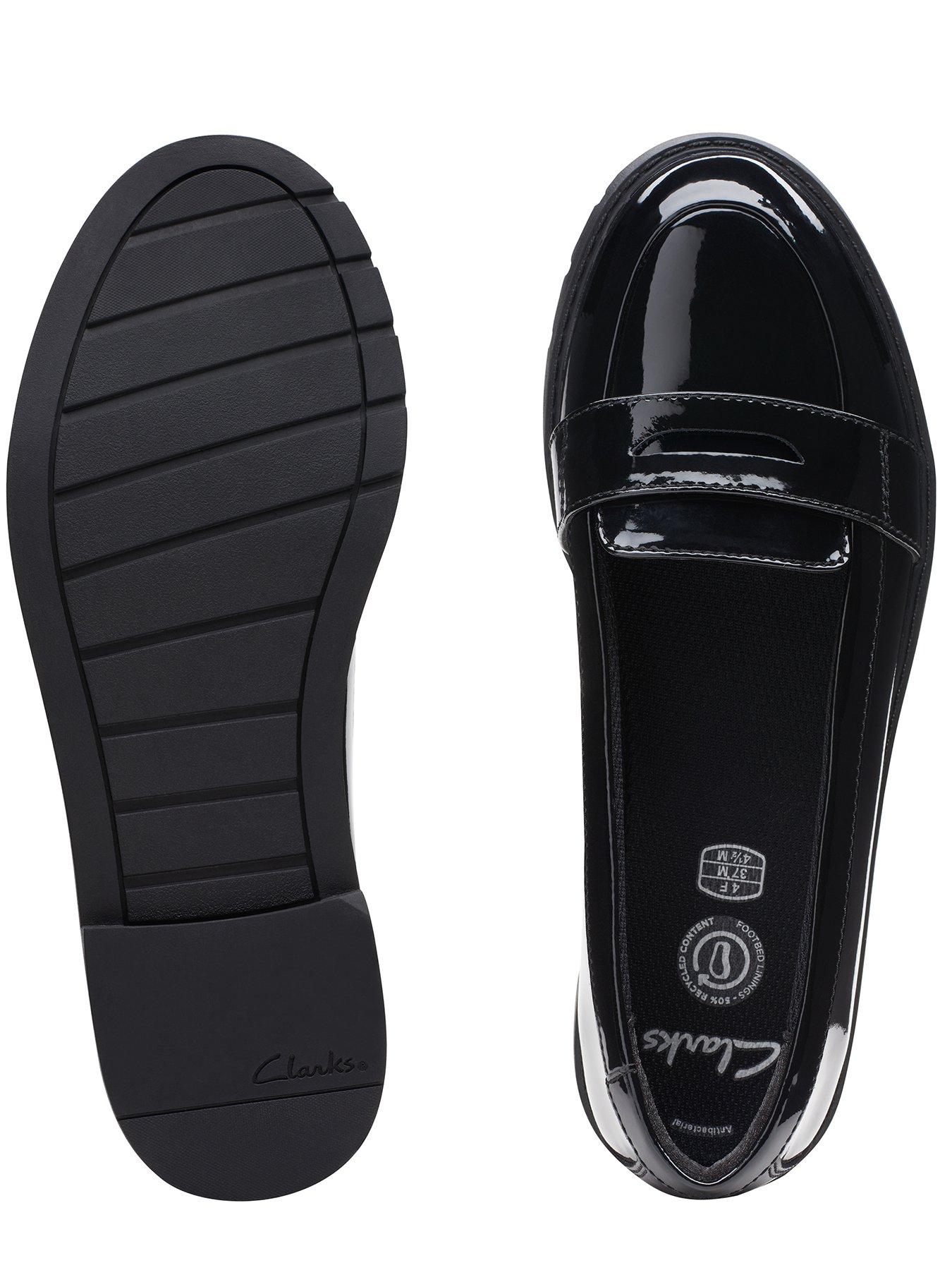 Image 5 of 7 of Clarks Youth Scalaloafer. School Shoe - Black