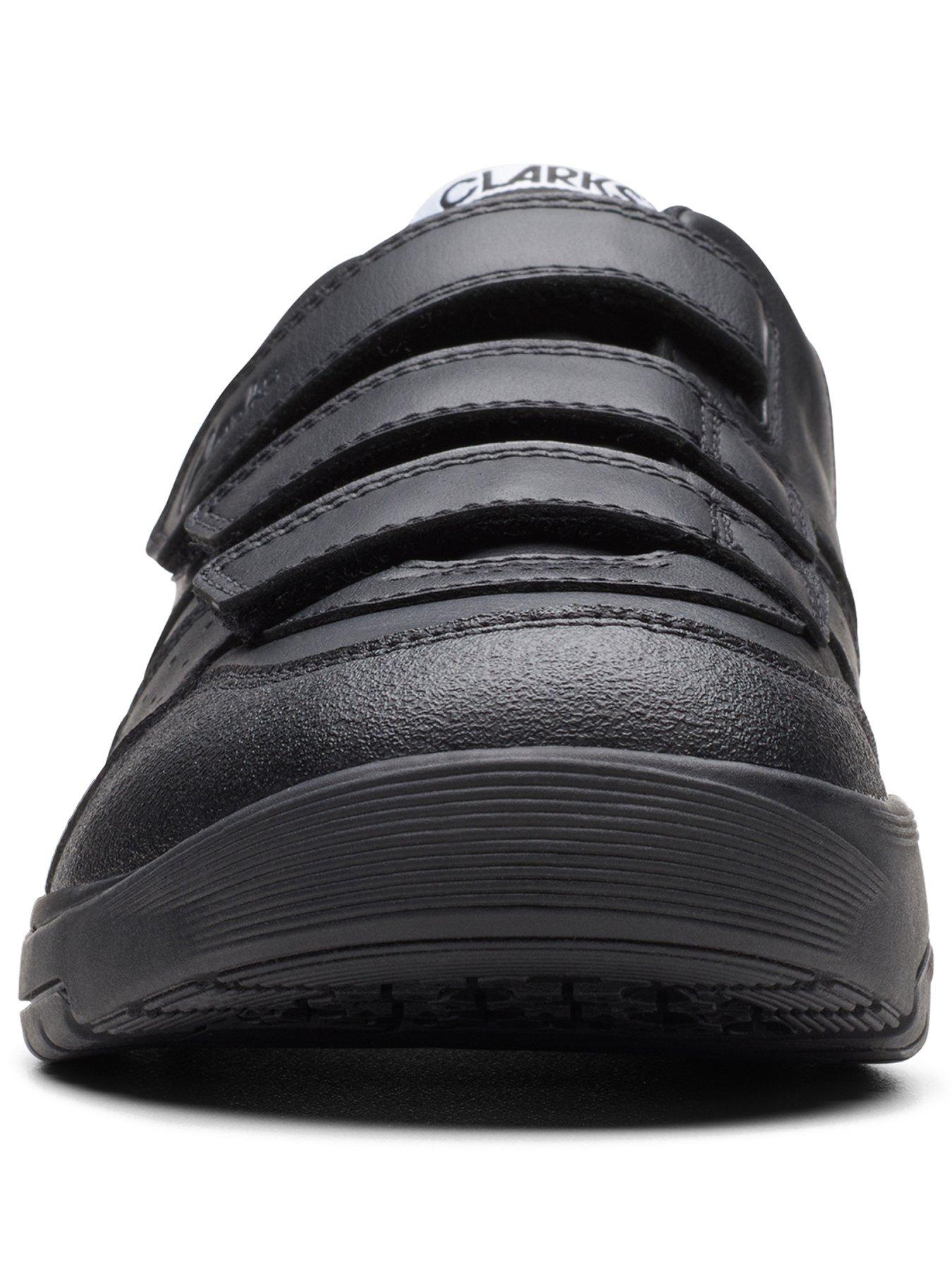 Image 3 of 5 of Clarks Youth Cicastar Orb Strap School Shoe - Black