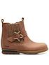  image of clarks-toddler-dabi-star-boots-brown
