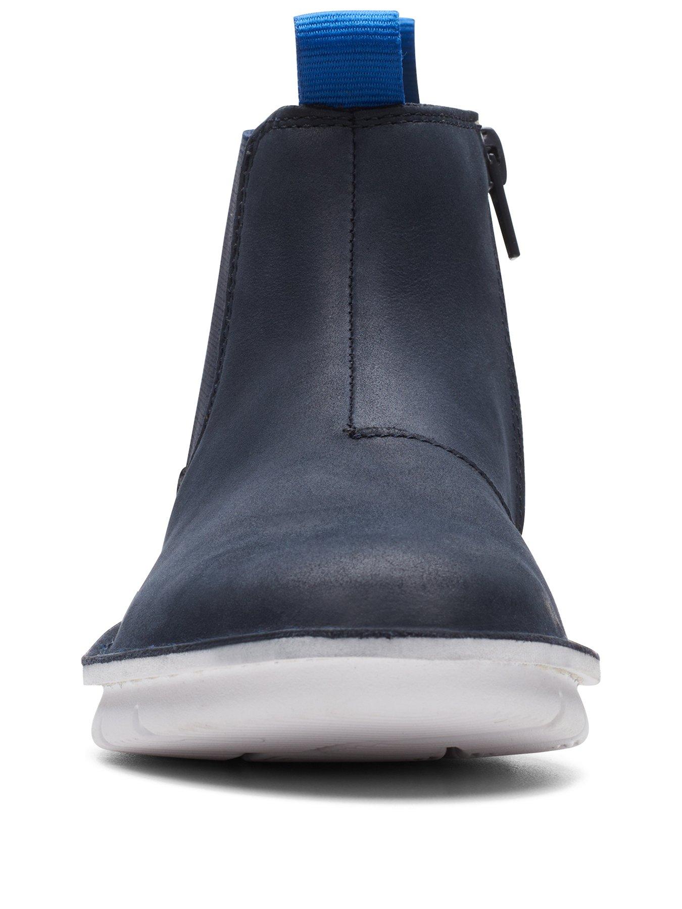 Clarks hotsell boots navy