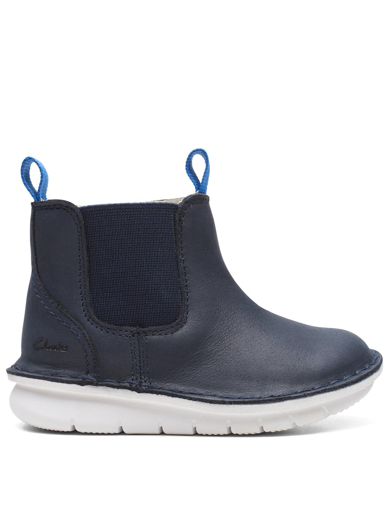 Clarks boots best sale kids blue