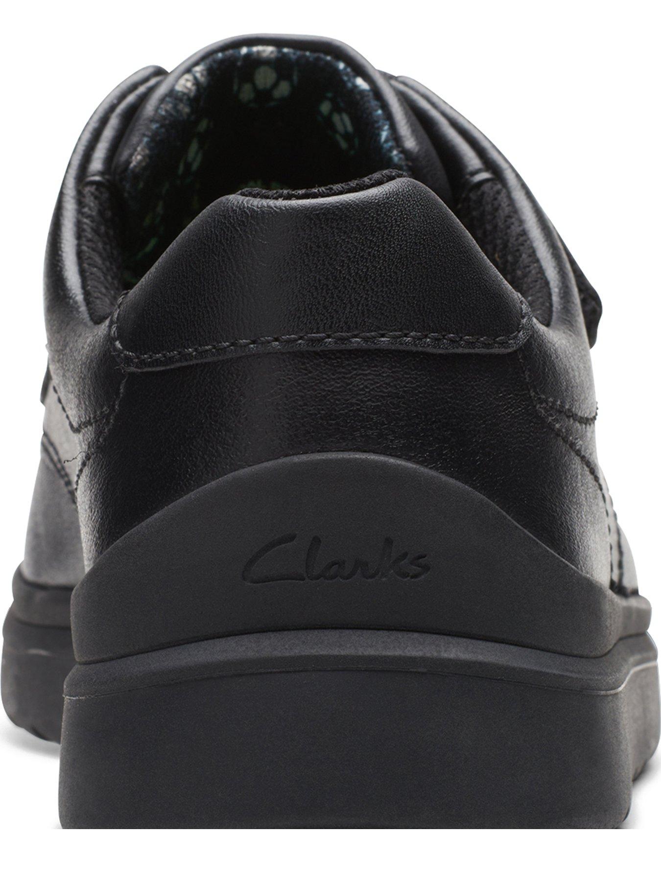 Clarks black clearance sneakers