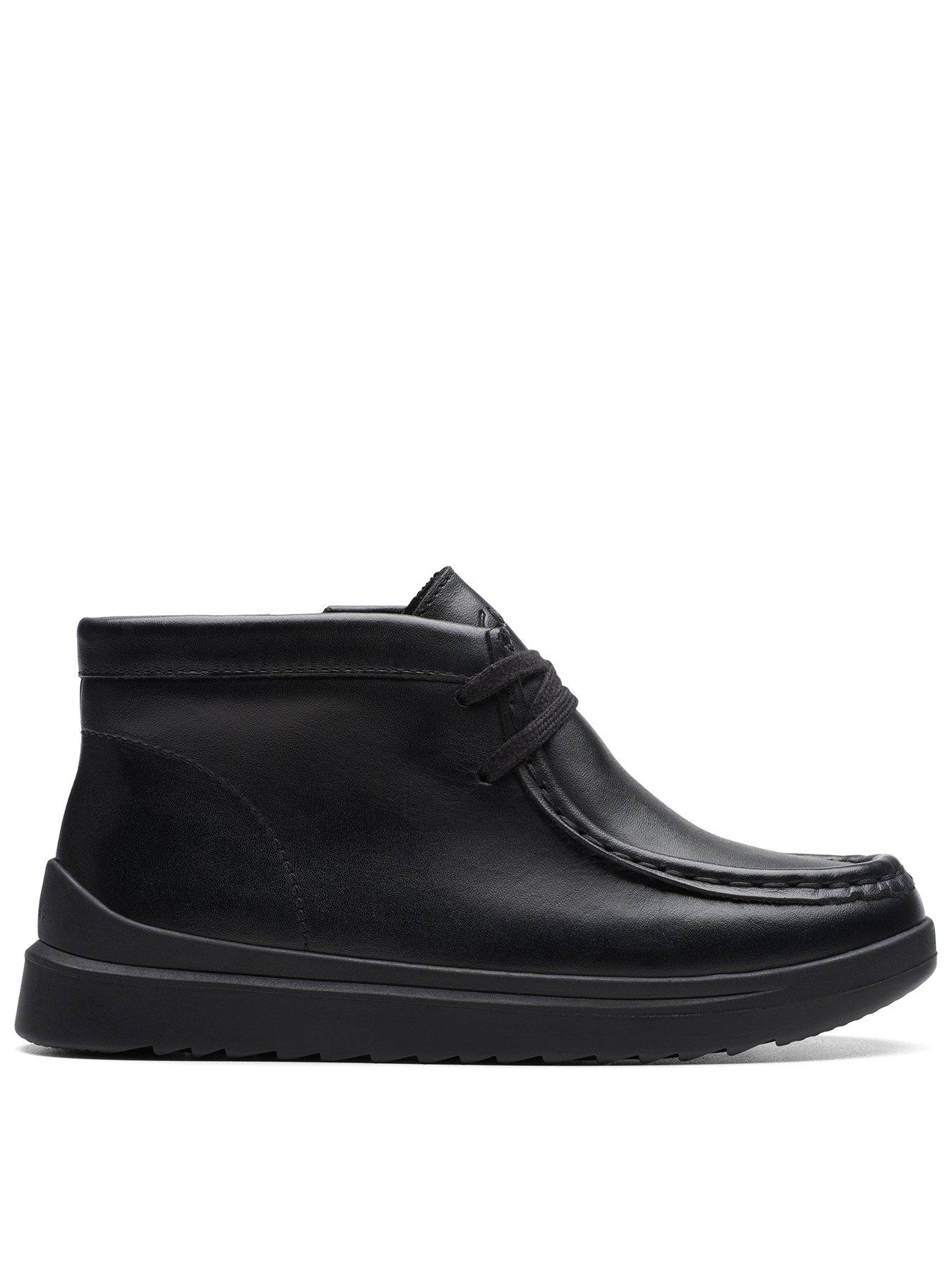 Clarks wallabees cheap black sale