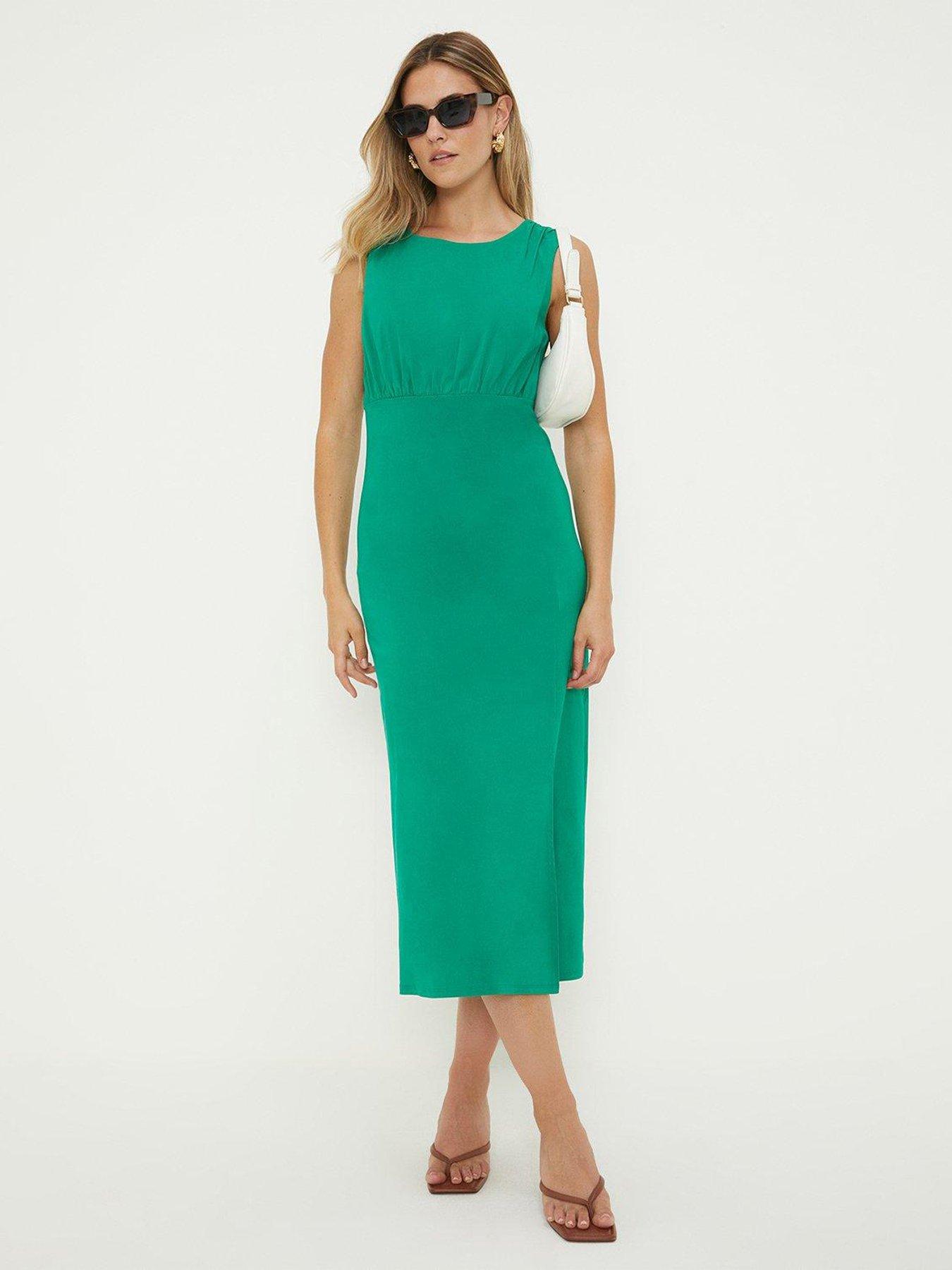 Dorothy perkins green on sale dress