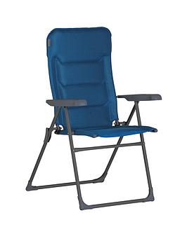 Product photograph of Vango Hyde Tall Chair Tall - Med Blue from very.co.uk