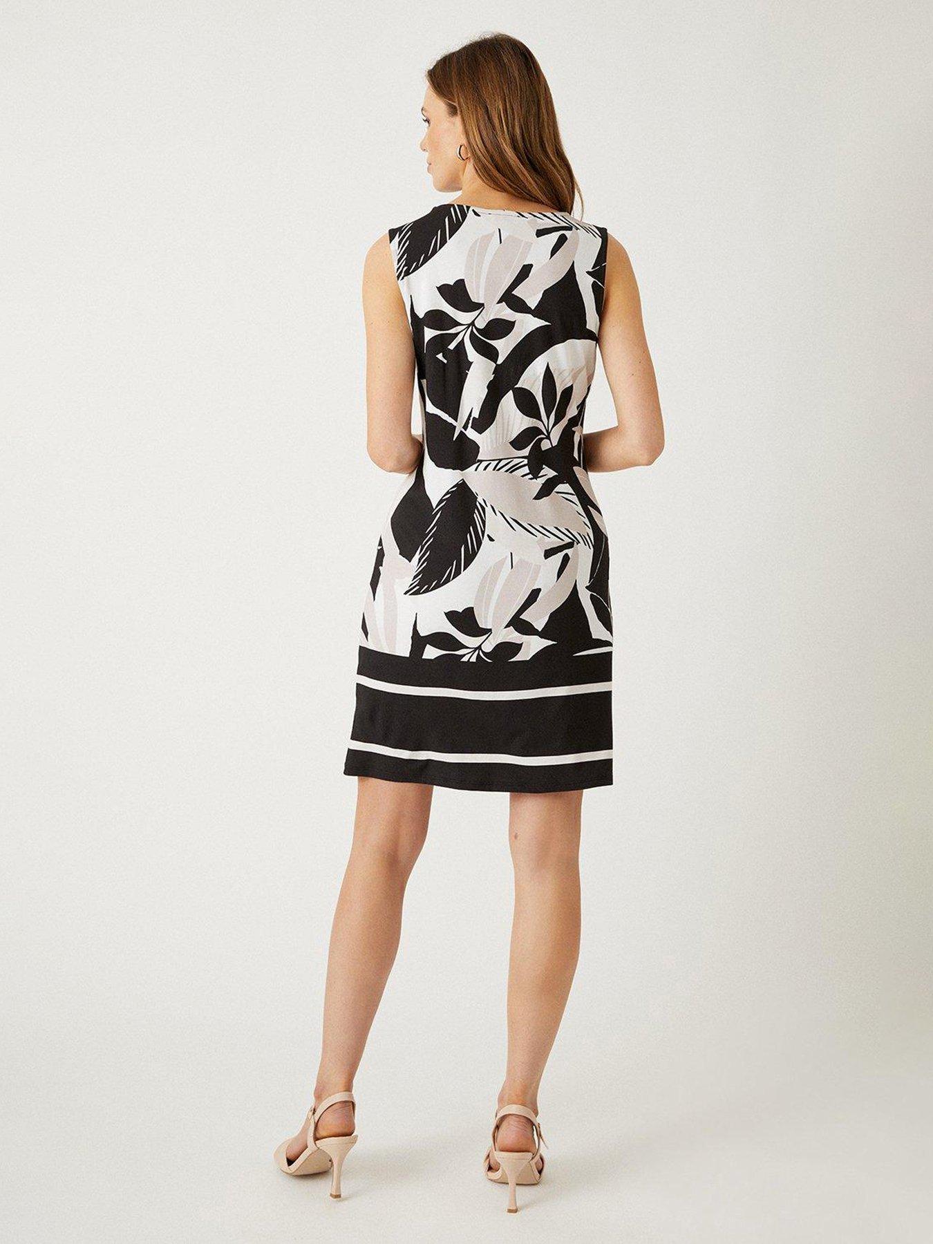 Wallis palm hotsell print dress