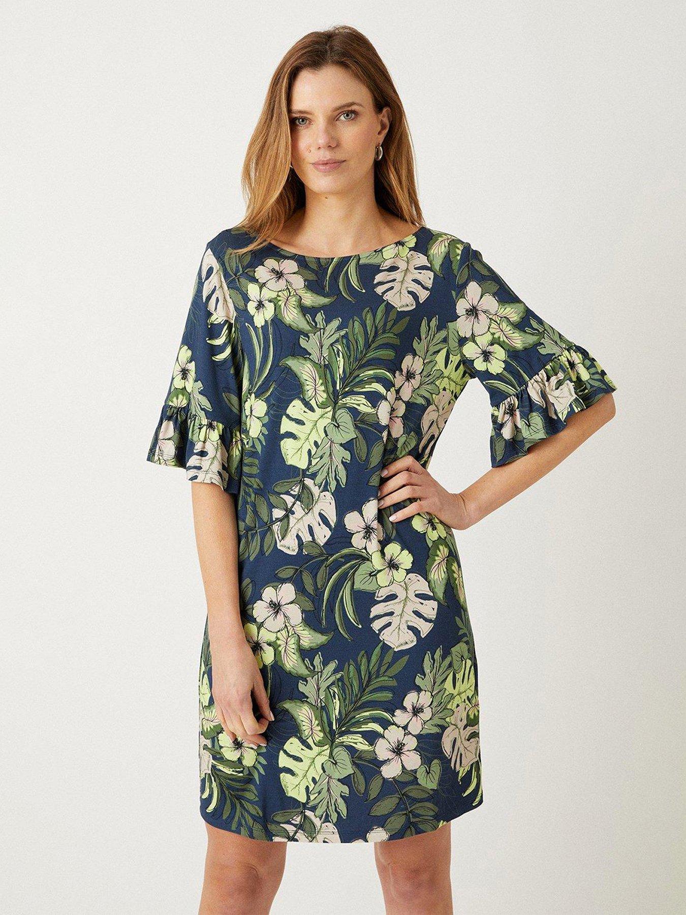 Wallis tropical print on sale dress