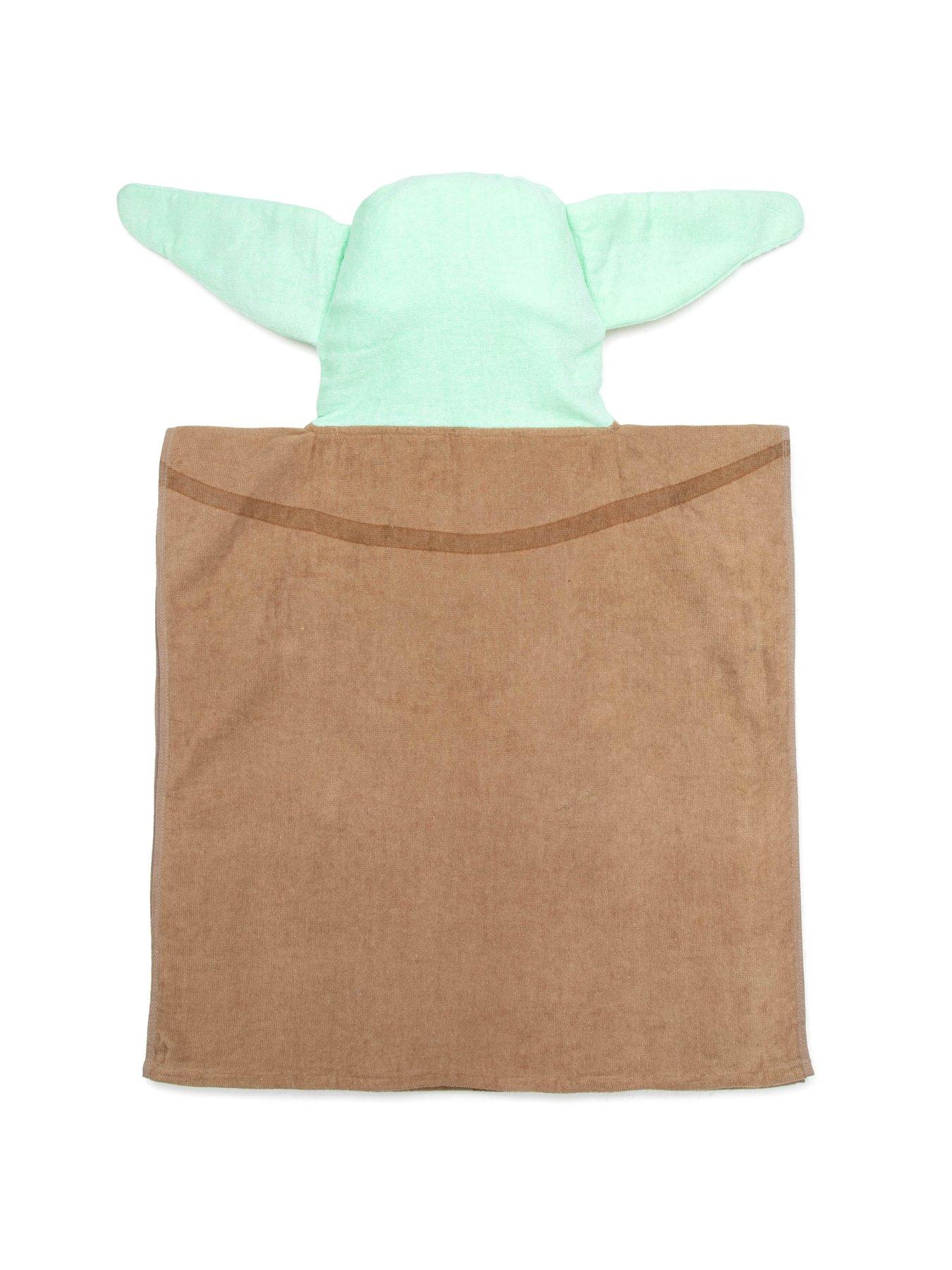 Baby yoda discount hooded bath towel