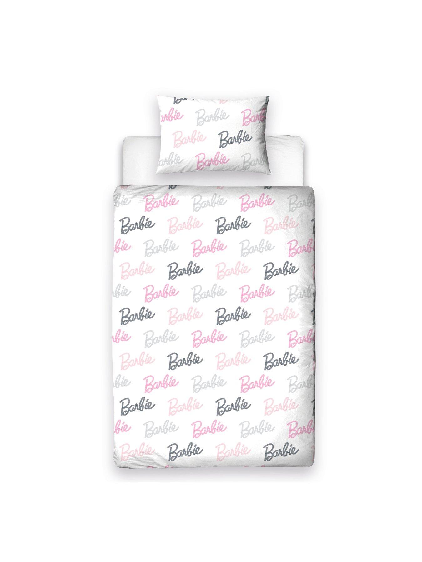 Image 7 of 7 of Barbie figures single rotary duvet - Pink