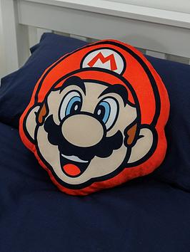 Product photograph of Mario Shaped Cushion - Multi from very.co.uk