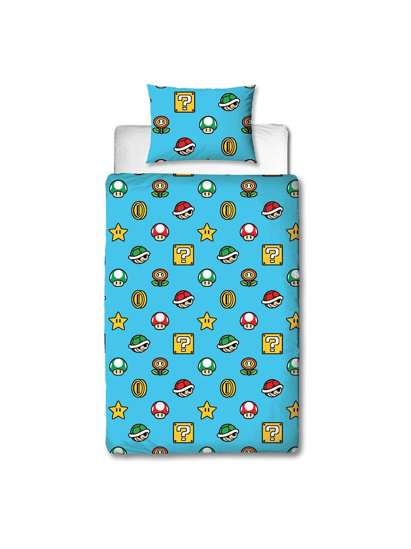 Image 3 of 7 of Mario Nintendo Continue Single Rotary Duvet Cover Set - Multi