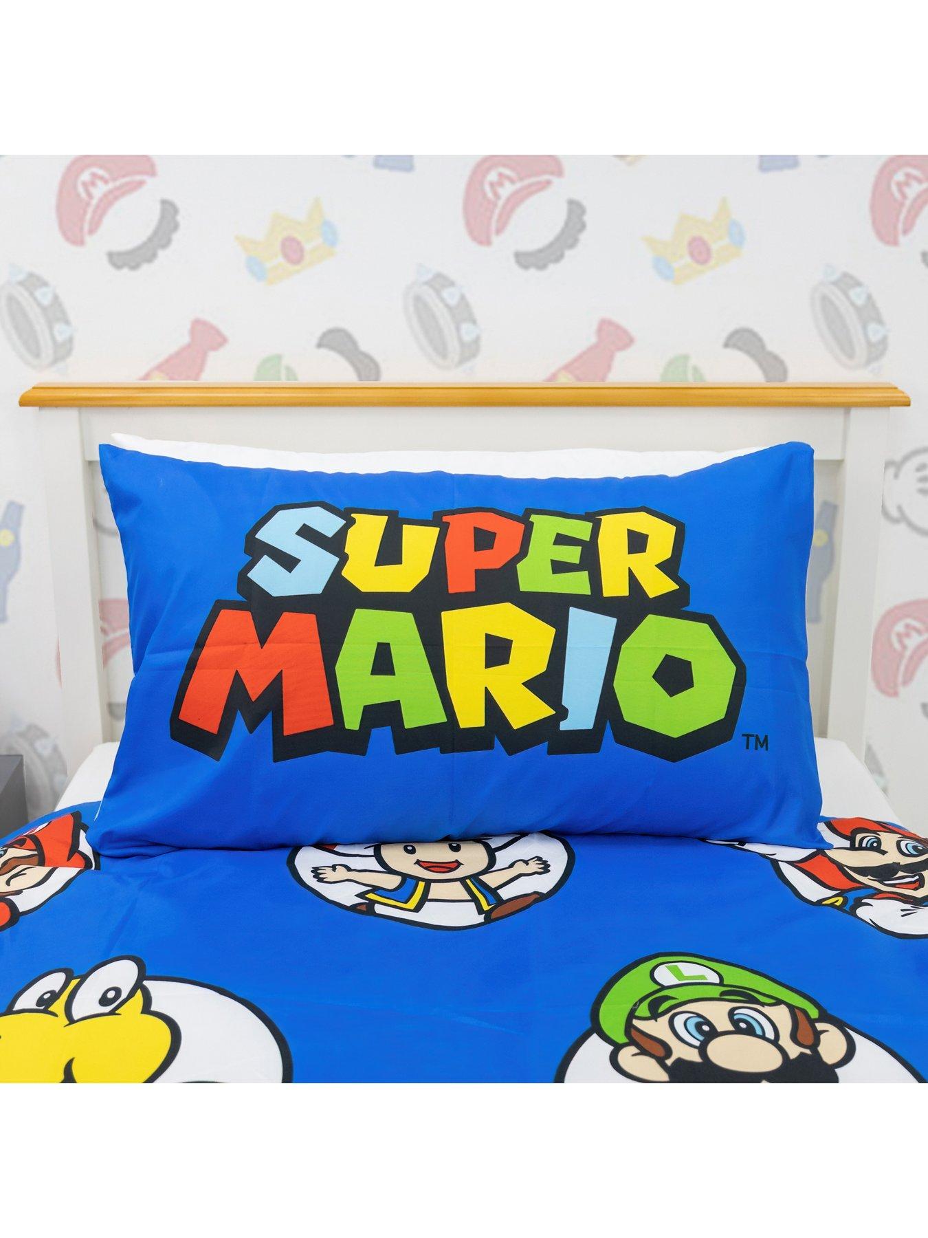 Image 7 of 7 of Mario Nintendo Continue Single Rotary Duvet Cover Set - Multi