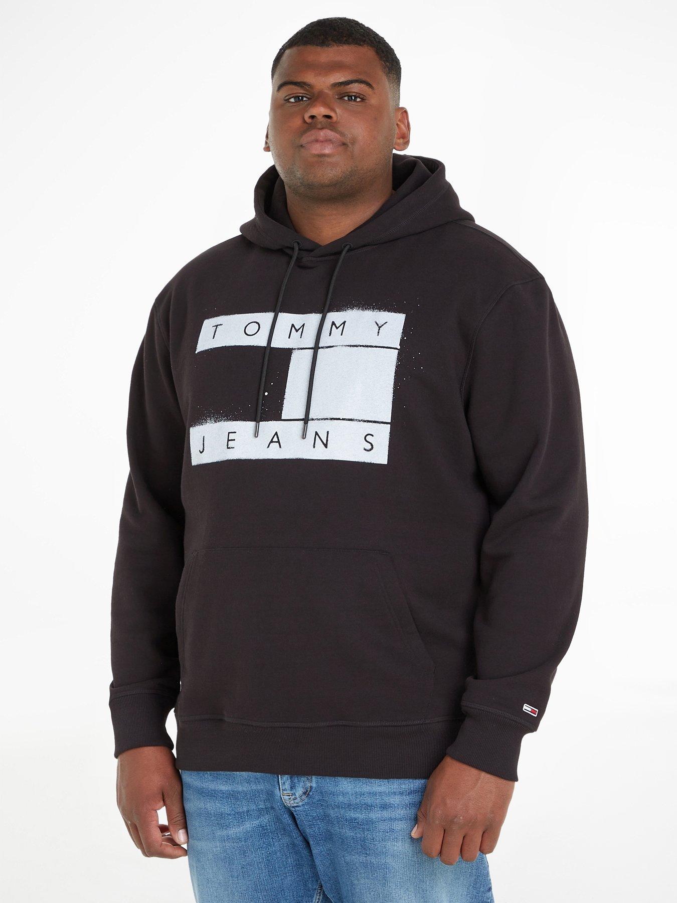 Tommy jeans relaxed fit hot sale hoodie