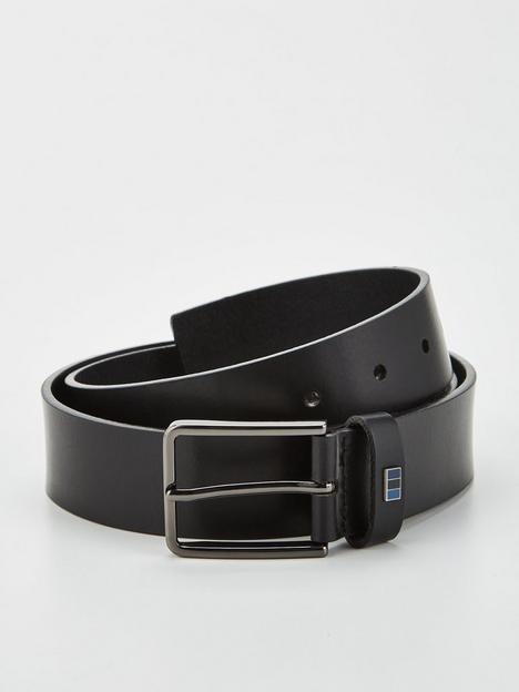 jack-jones-leather-belt-black