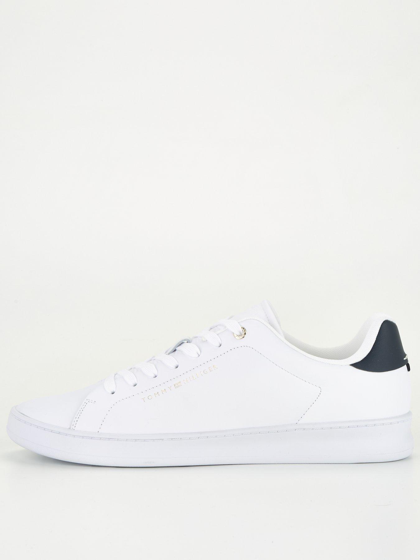 Tommy Hilfiger Court Cupsole Leather Gold | very.co.uk