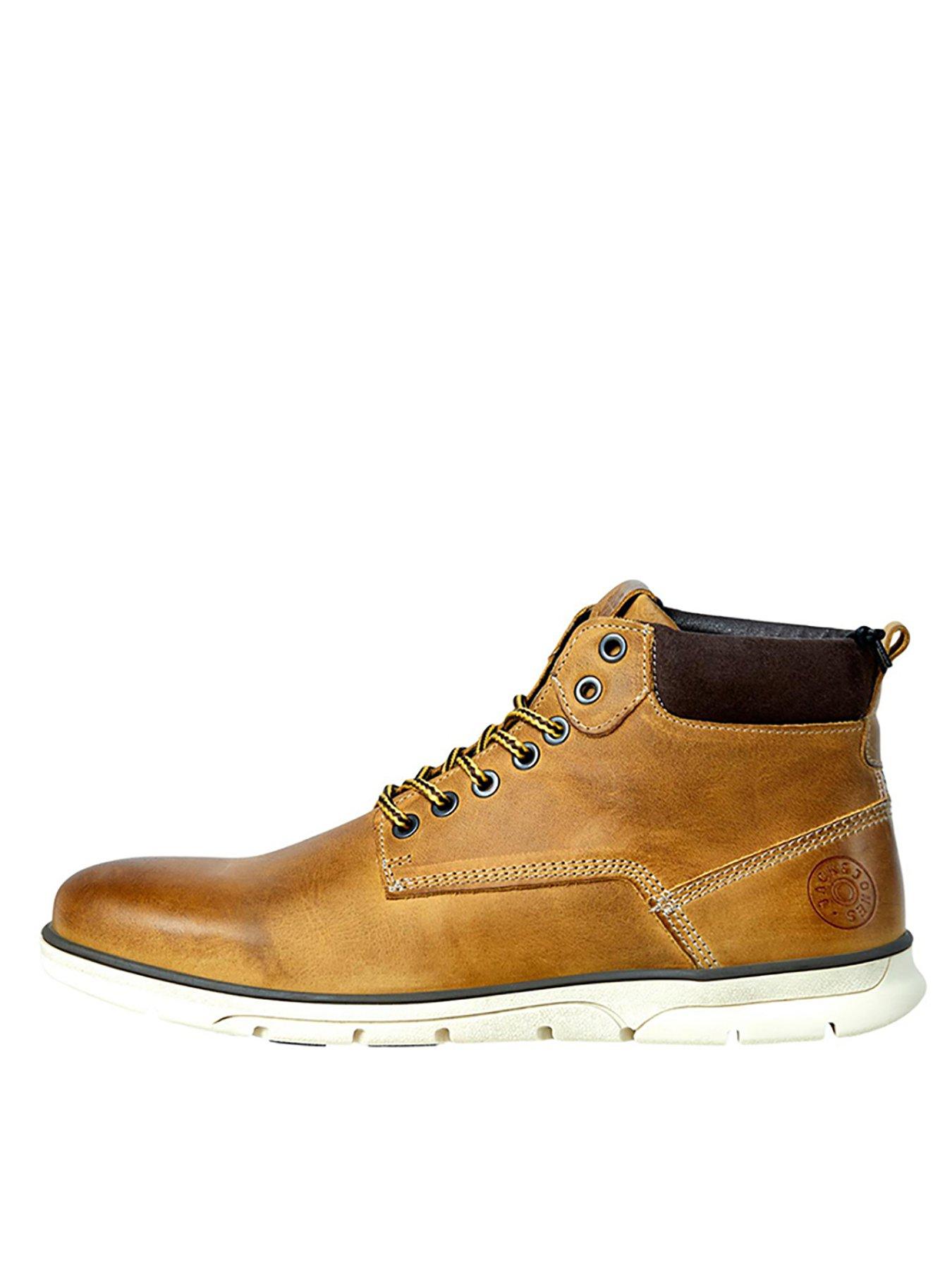 Jack & jones lace up hot sale nubuck boots