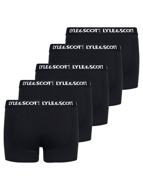 lyle-scott-boys-5-pack-boxers-black