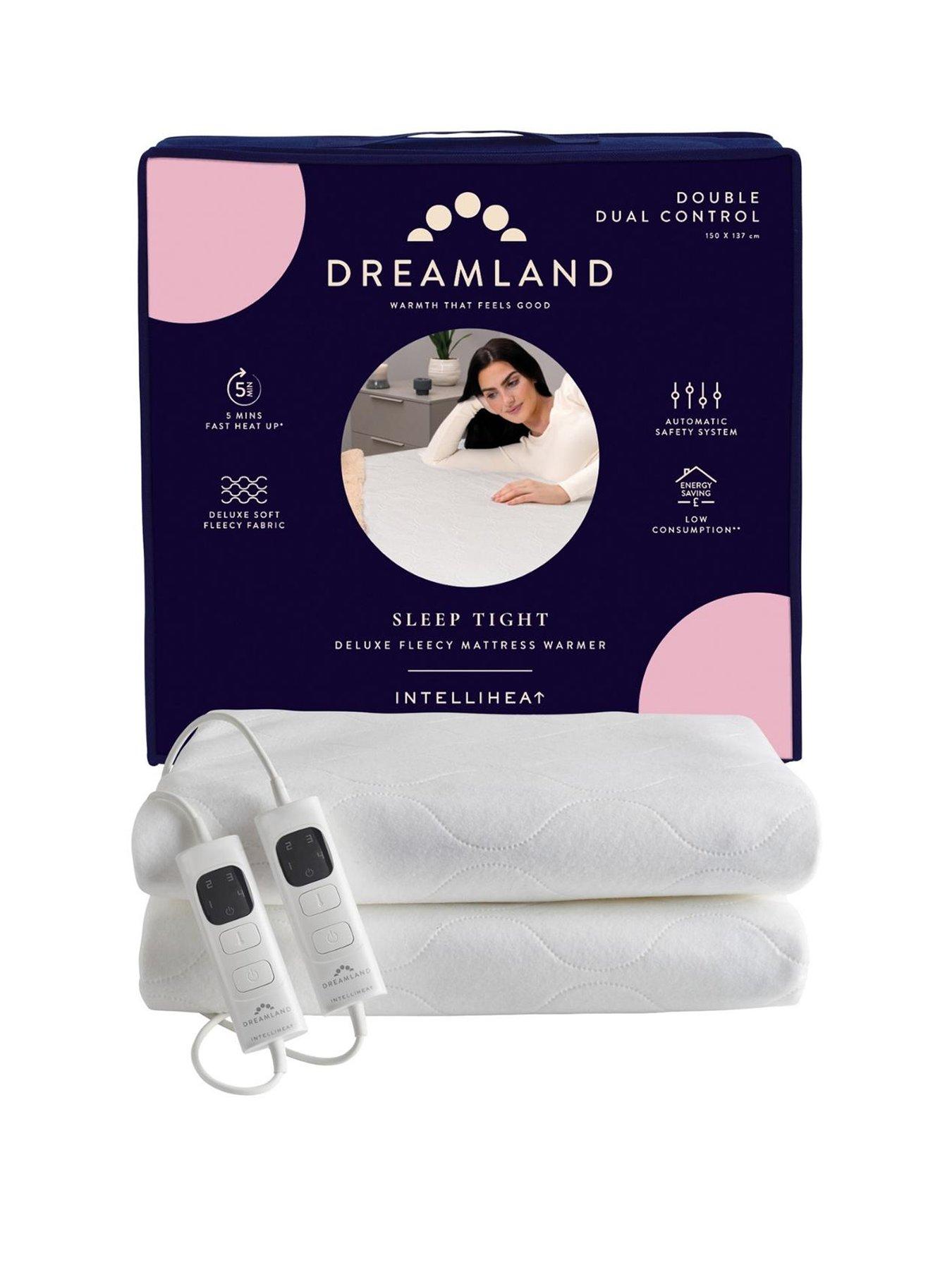 Dreamland Intelliheat Quilted Electric Under Blanket - White