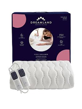 Product photograph of Dreamland Multi-layer Luxury Cotton Electric Underblanket from very.co.uk